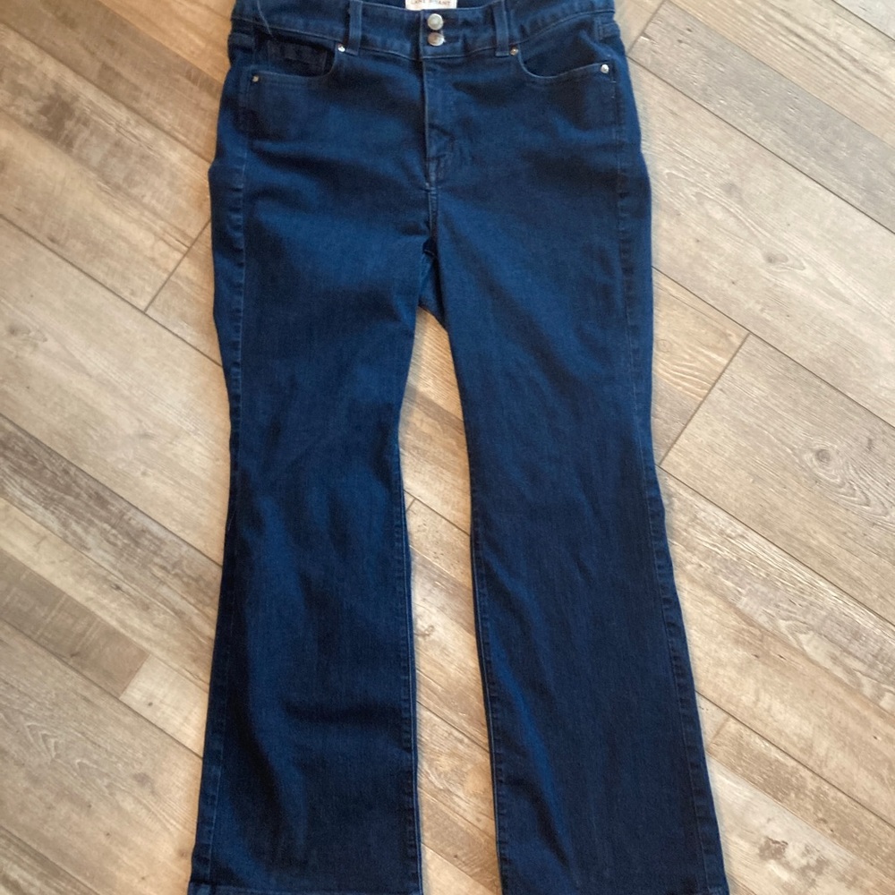 PLUS SIZE LANE BYRANT BLUE JEANS